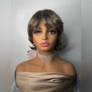 PAULA YOUNG A2309 Grayish Ash light Brown Short Bob Stylish Wig color #38